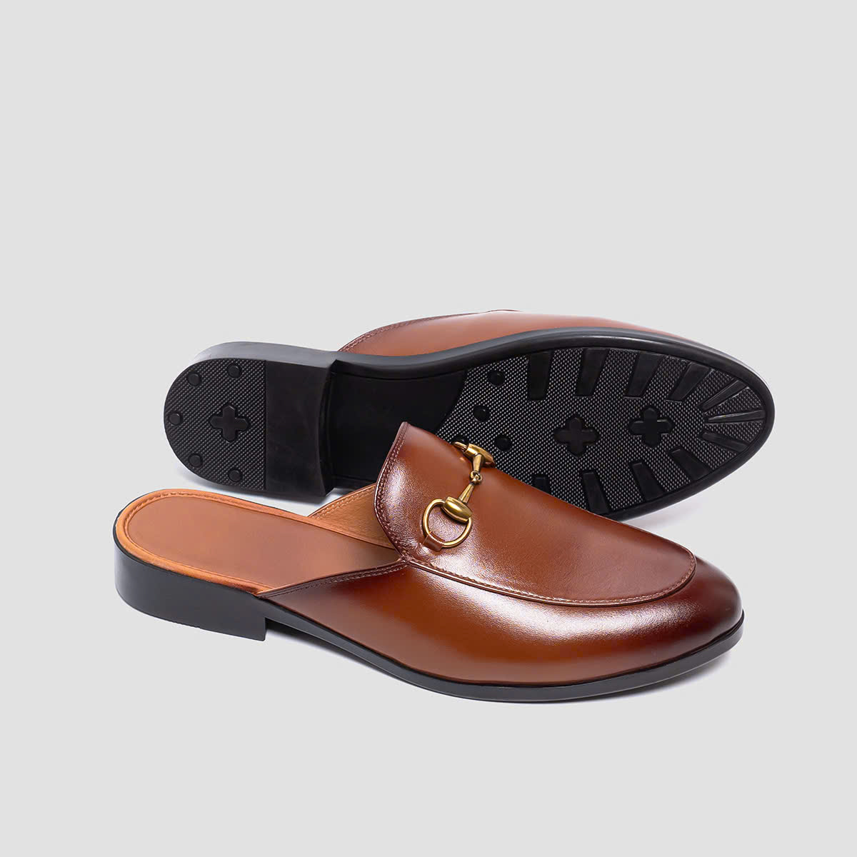 Mã SPKD06 - Giày Sục Nam, KADUMEN, Da sần hạt miu Cao Cấp, Đế Cao Su Trống Trơn, Size 37- 44